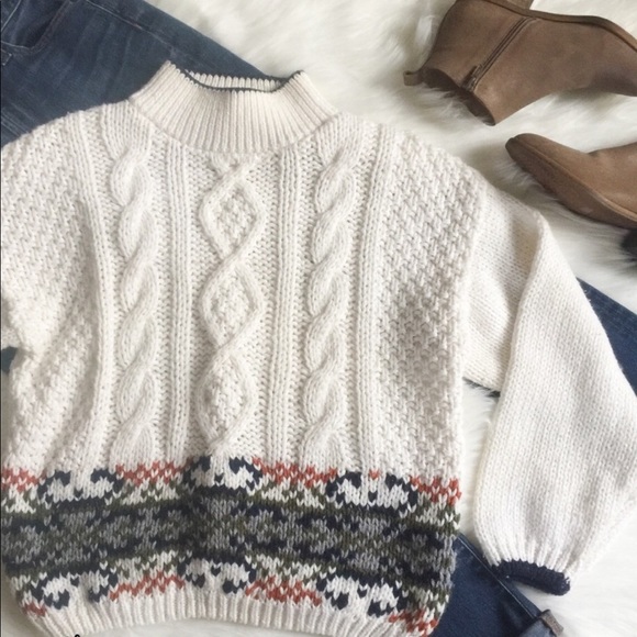 Vintage Sweaters - Vintage Jamie Scott Cable Knit Sweater